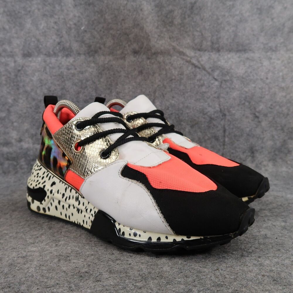 Steve Madden Shoes Womens 8 Fashion Sneakers Animal Print Casual Lifestyle Cliff